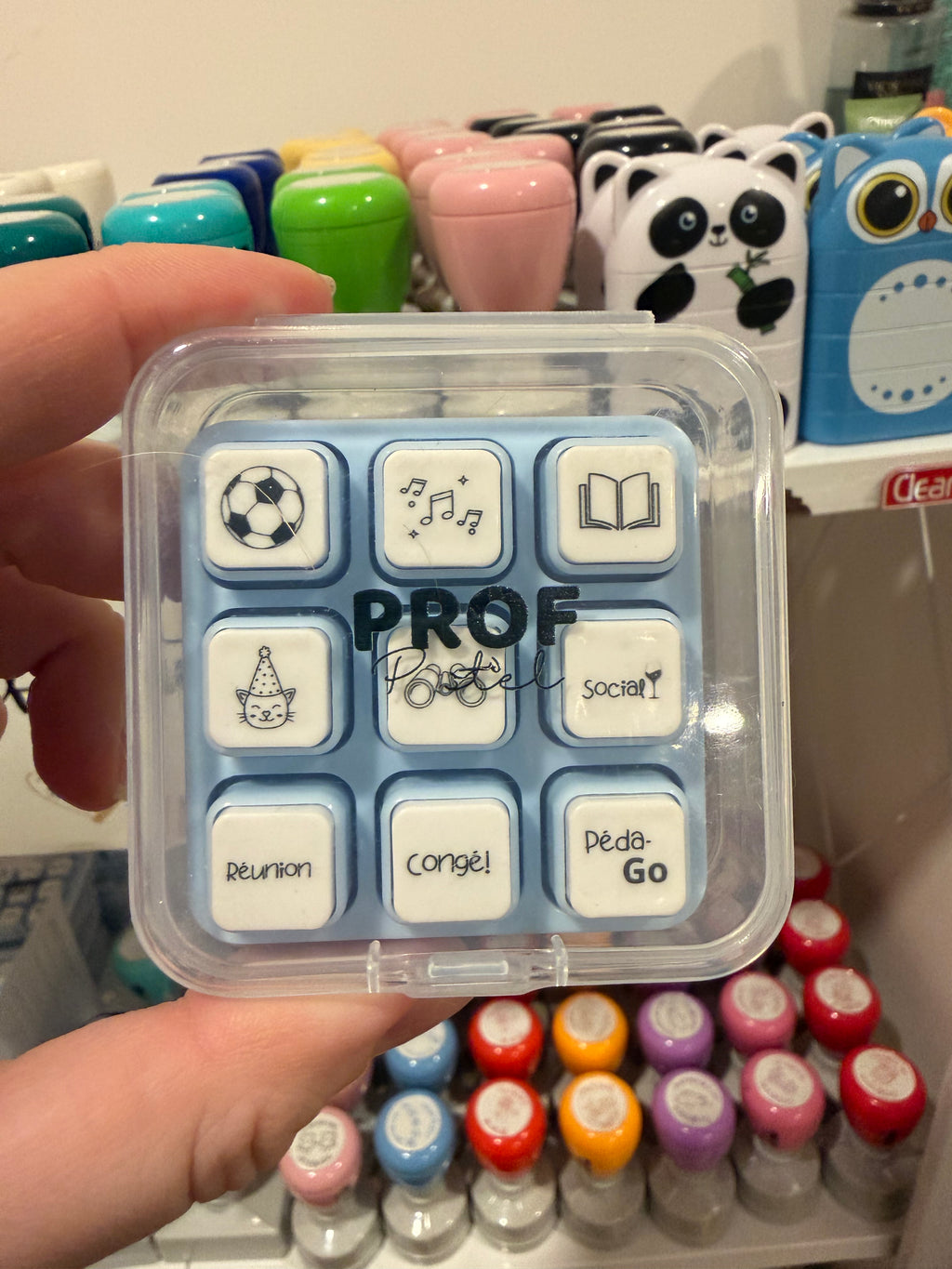 Étampe 9 en 1 (agenda)