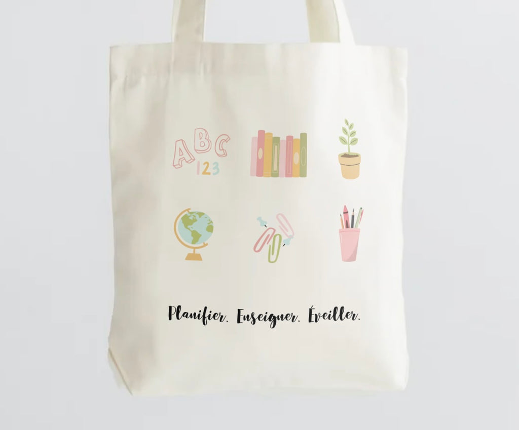 Tote bag enseignant