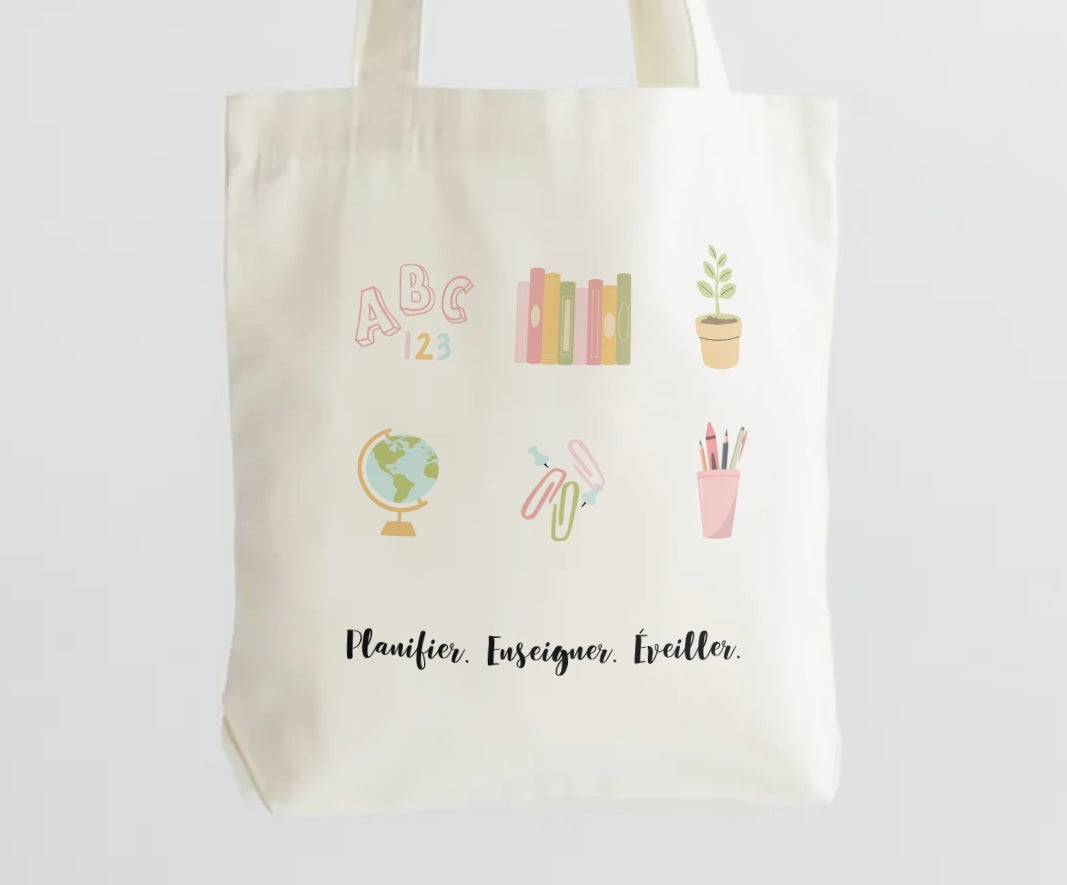 Tote bag enseignant