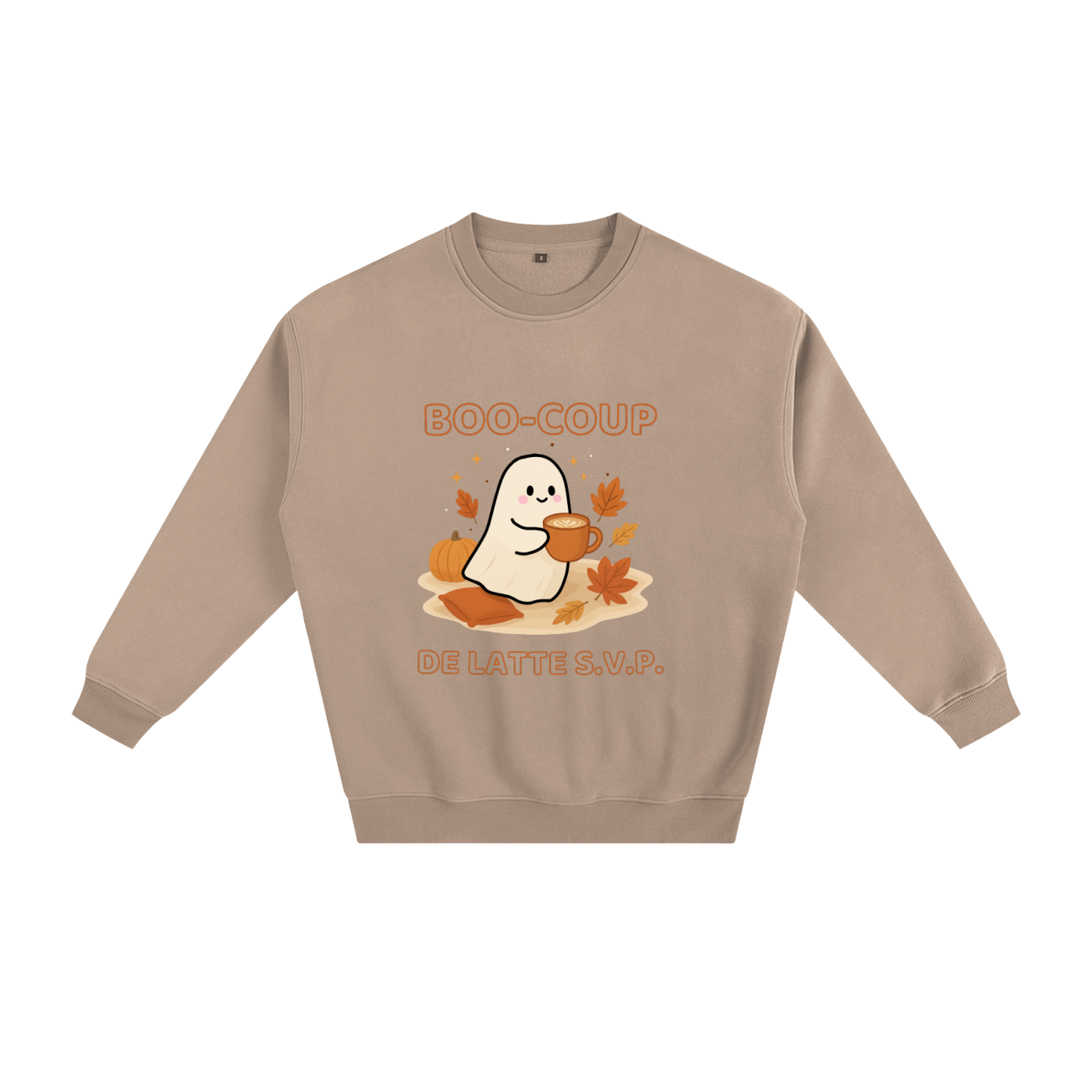 Sweat-shirt boo-coup de latte s.v.p.