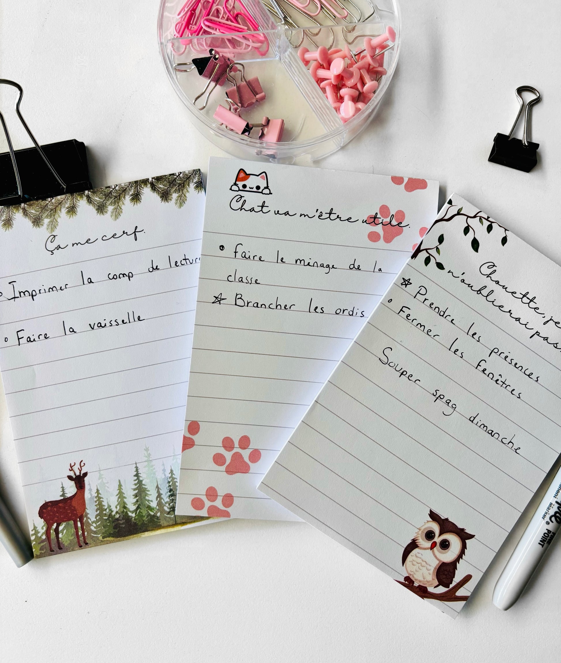 Bloc-notes cerf