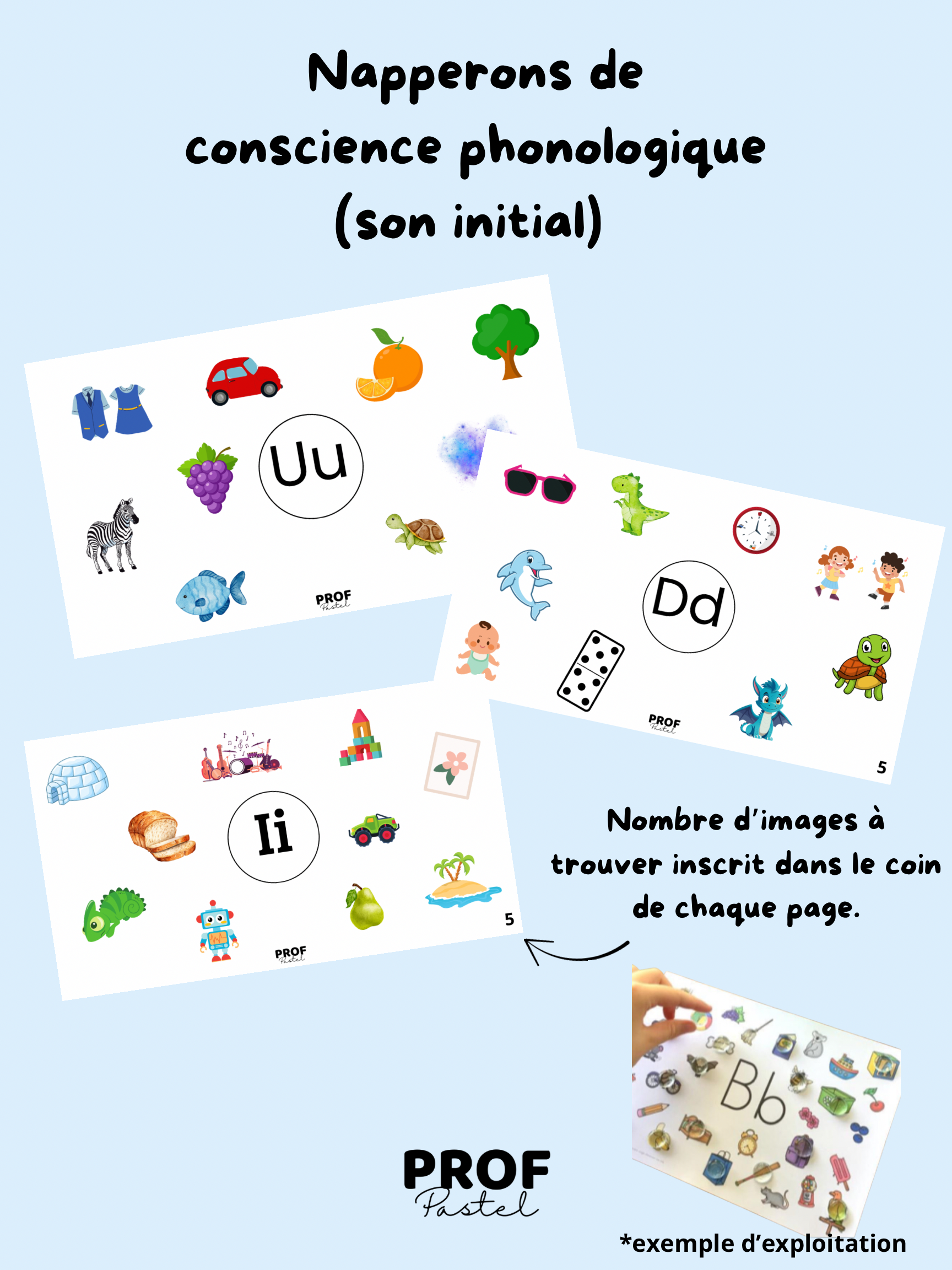 Napperons son initial