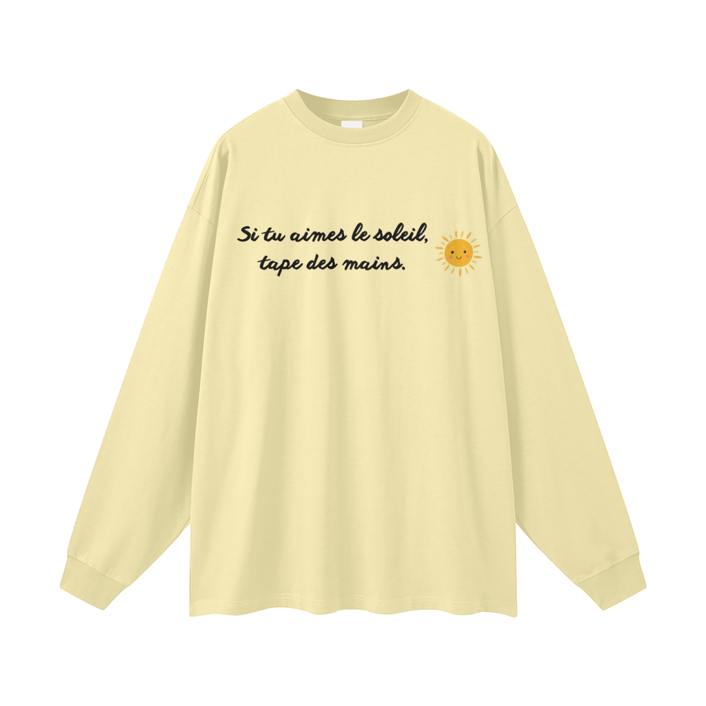Si tu aimes le soleil - manche longue
