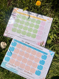 Calendrier mensuel magnétique