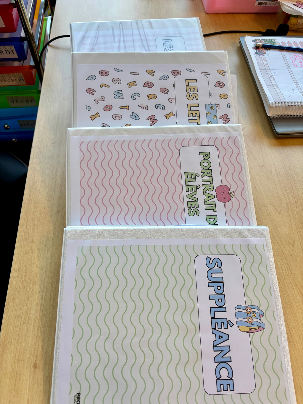 Couvertures de cartable