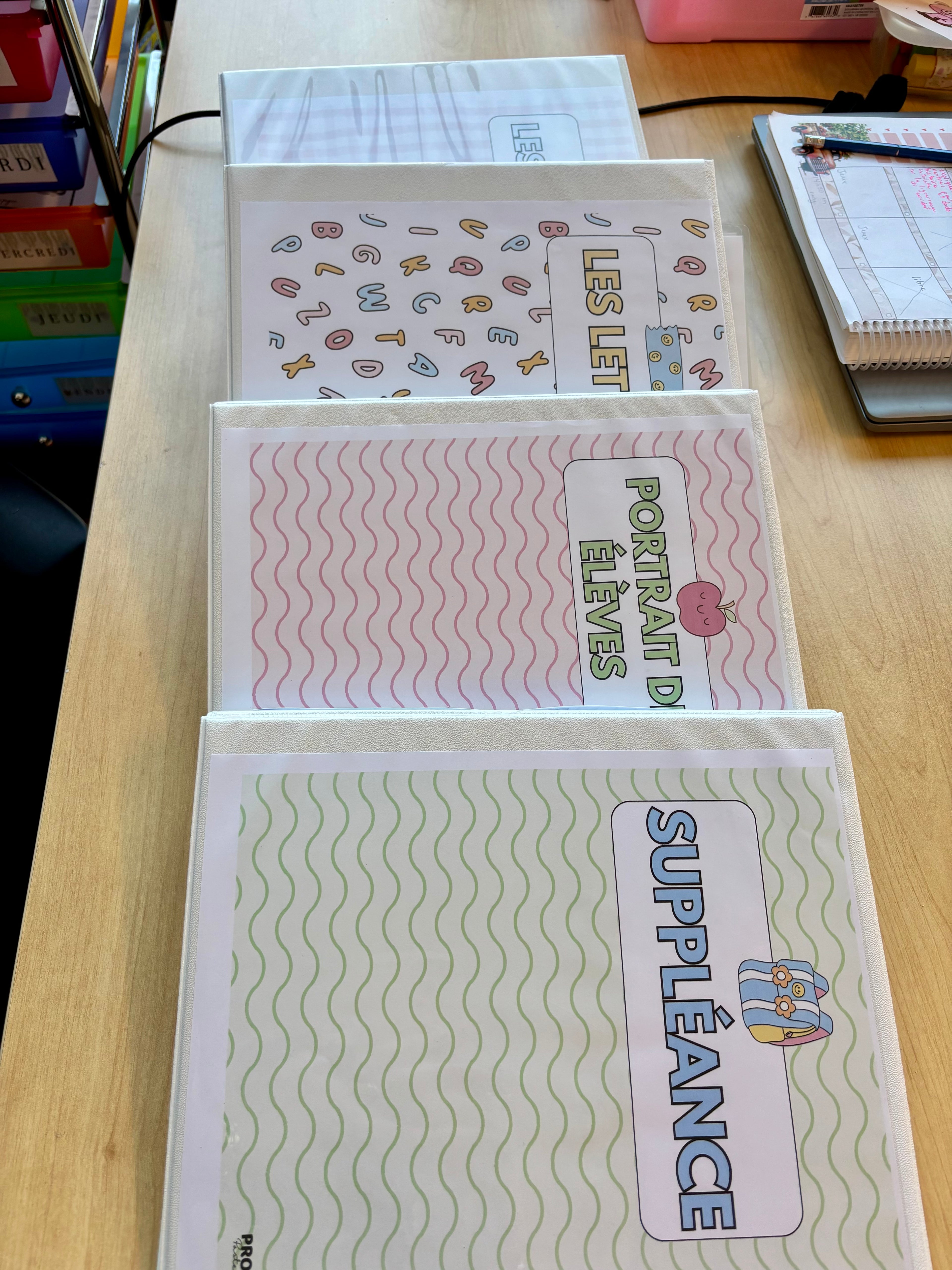 Couvertures de cartable