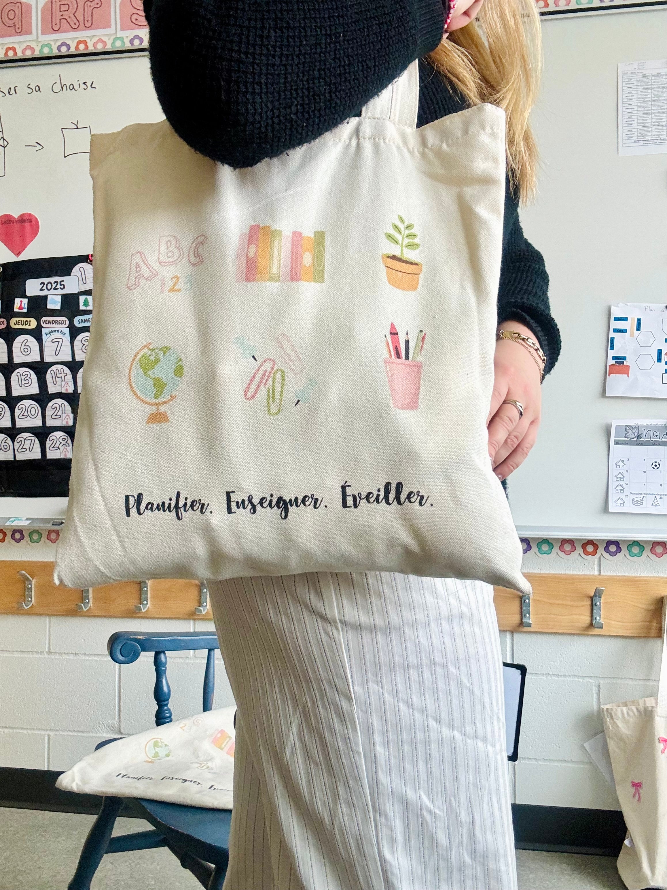 Tote bag enseignant