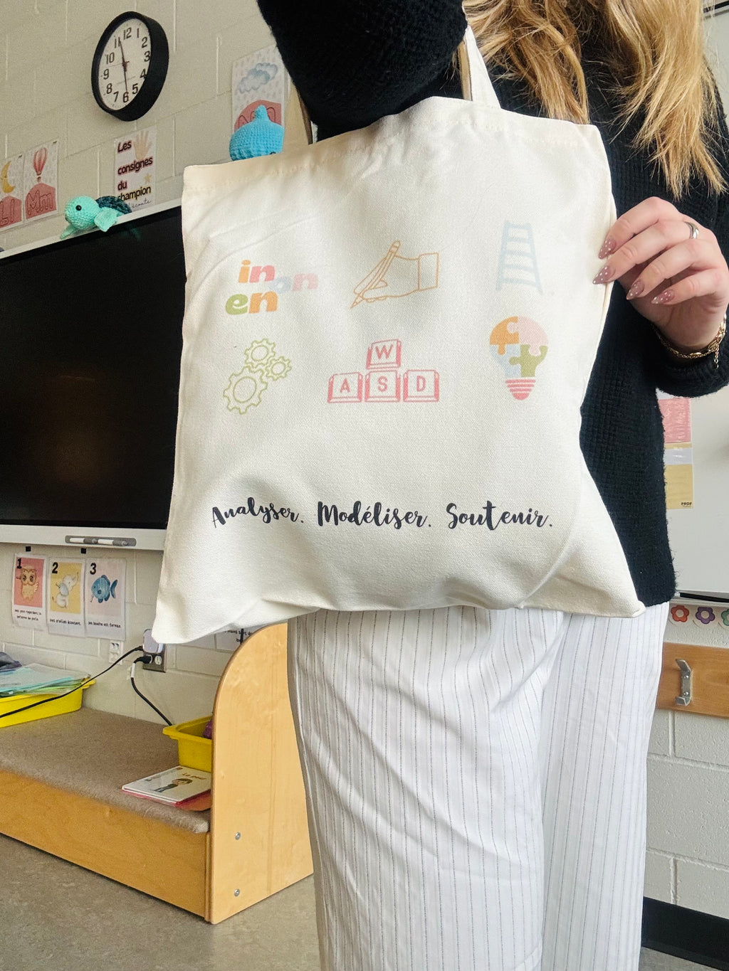 Tote bag orthopédagogue - ergothérapeute - orthophoniste