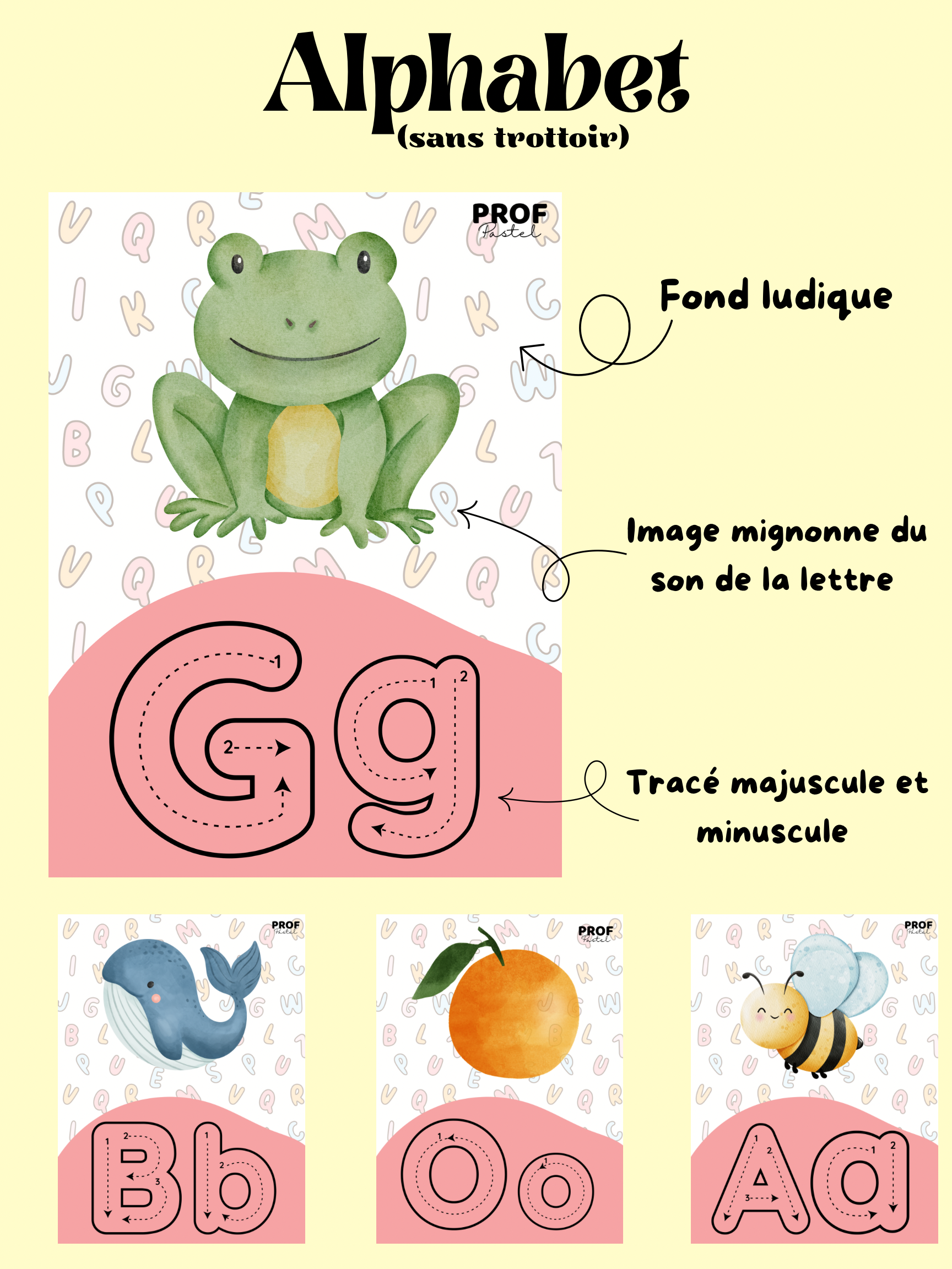 Alphabet sans trottoir (présco)