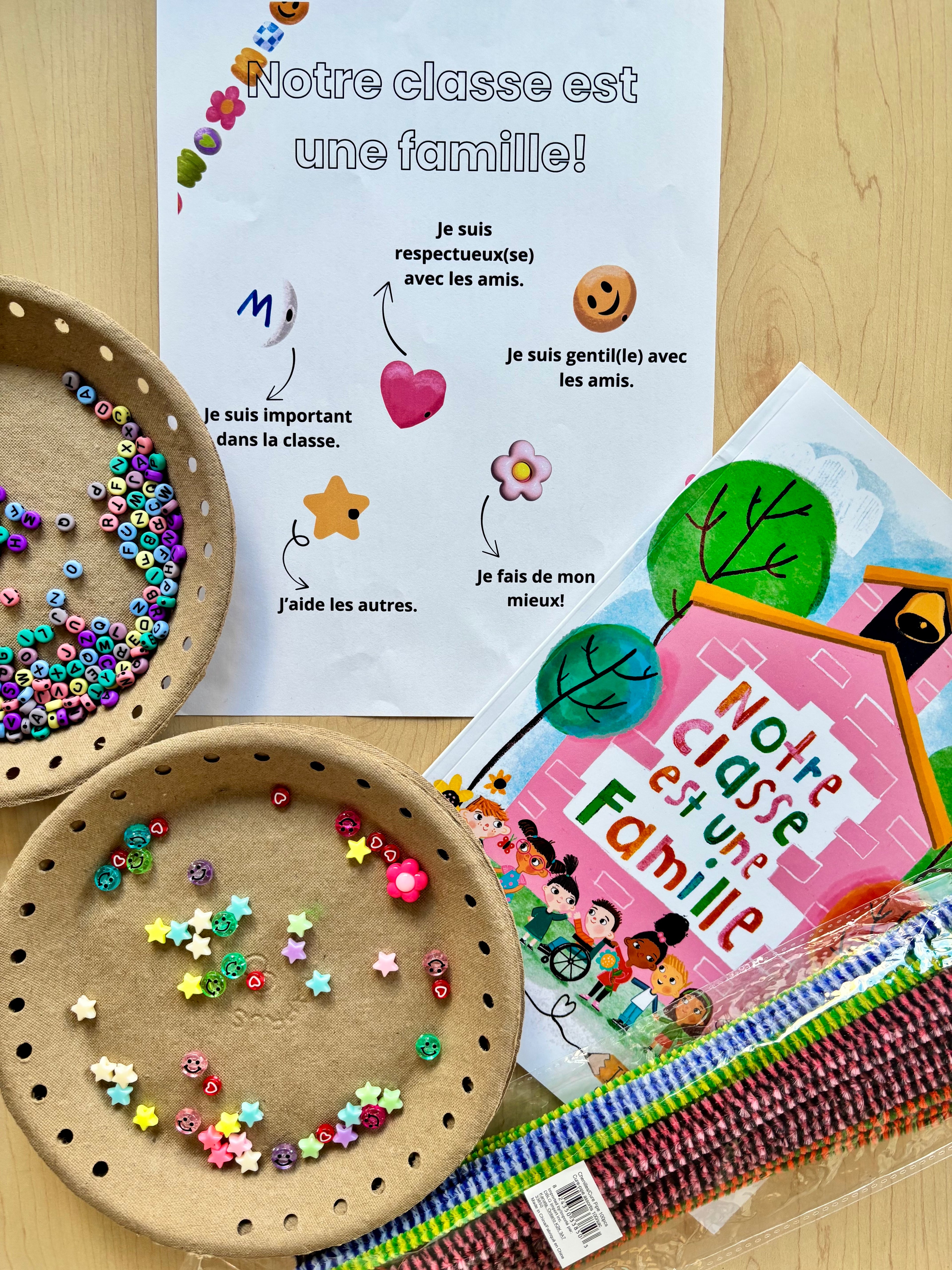 Activité attachement - billes