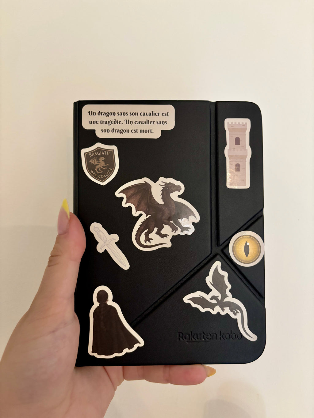 Feuille autocollants Fourth Wing